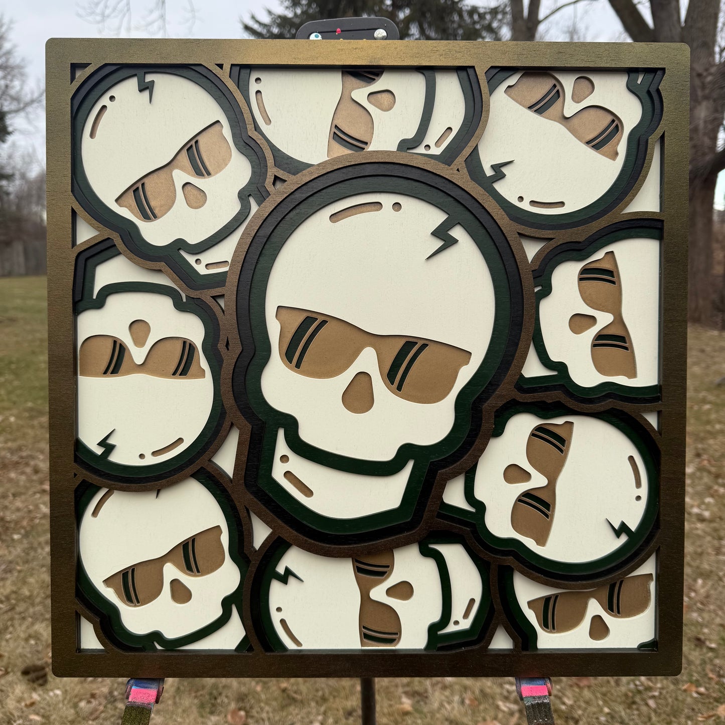 Stacked Skulls COMMISSION