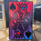 King of Spades Color Fade RED/PINK/PURPLE/BLUE