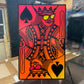 King of Spades Color Fade PINK/RED/ORANGE/YELLOW