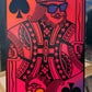 King of Spades Color Fade ORANGE/RED/PINK/PURPLE
